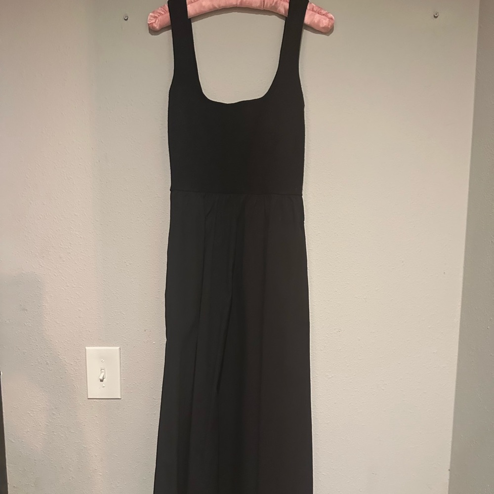 Hill House Black Sleeveless Maxi Dress | Size S | Minimal Classic